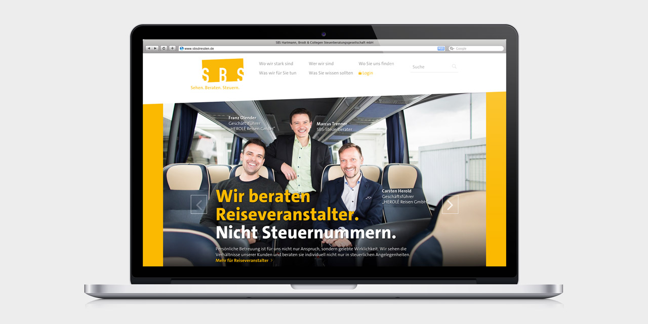 SBS | Die responsive Website